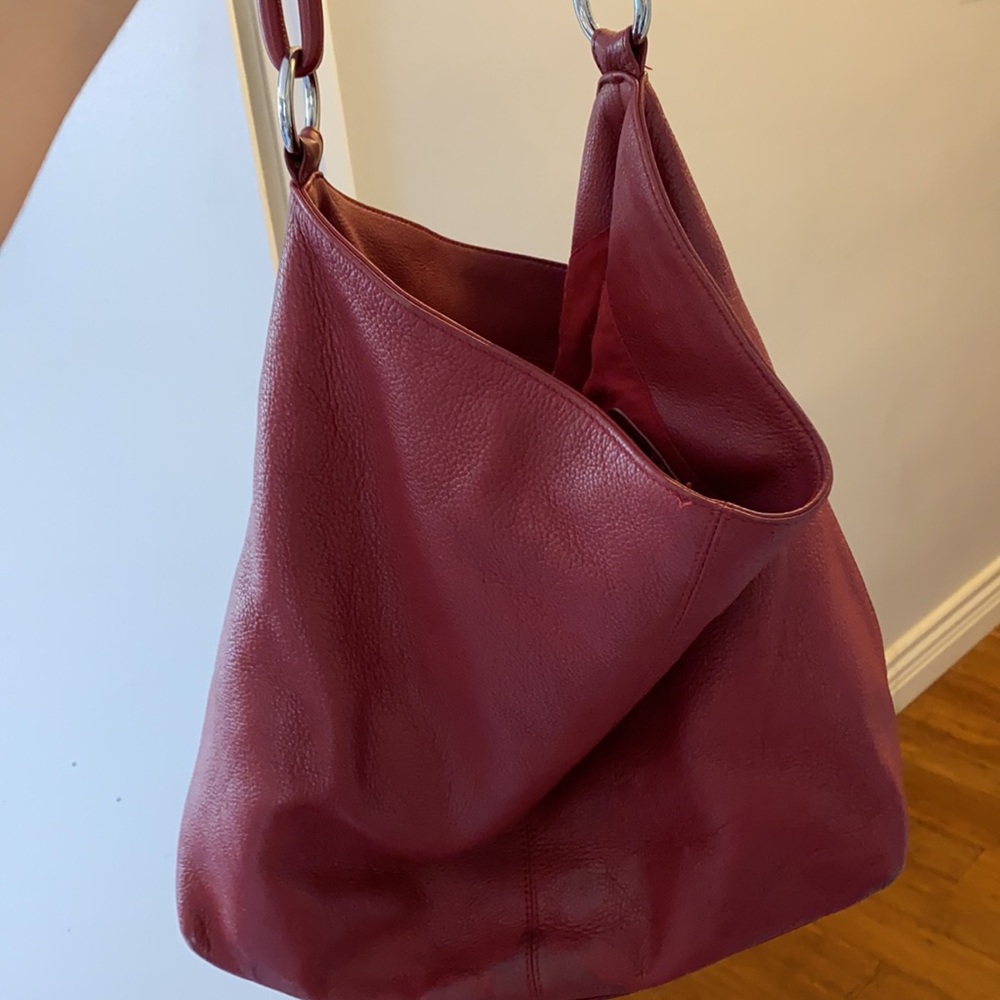 Leather slouchy hobo bag! - Picture 3 of 3